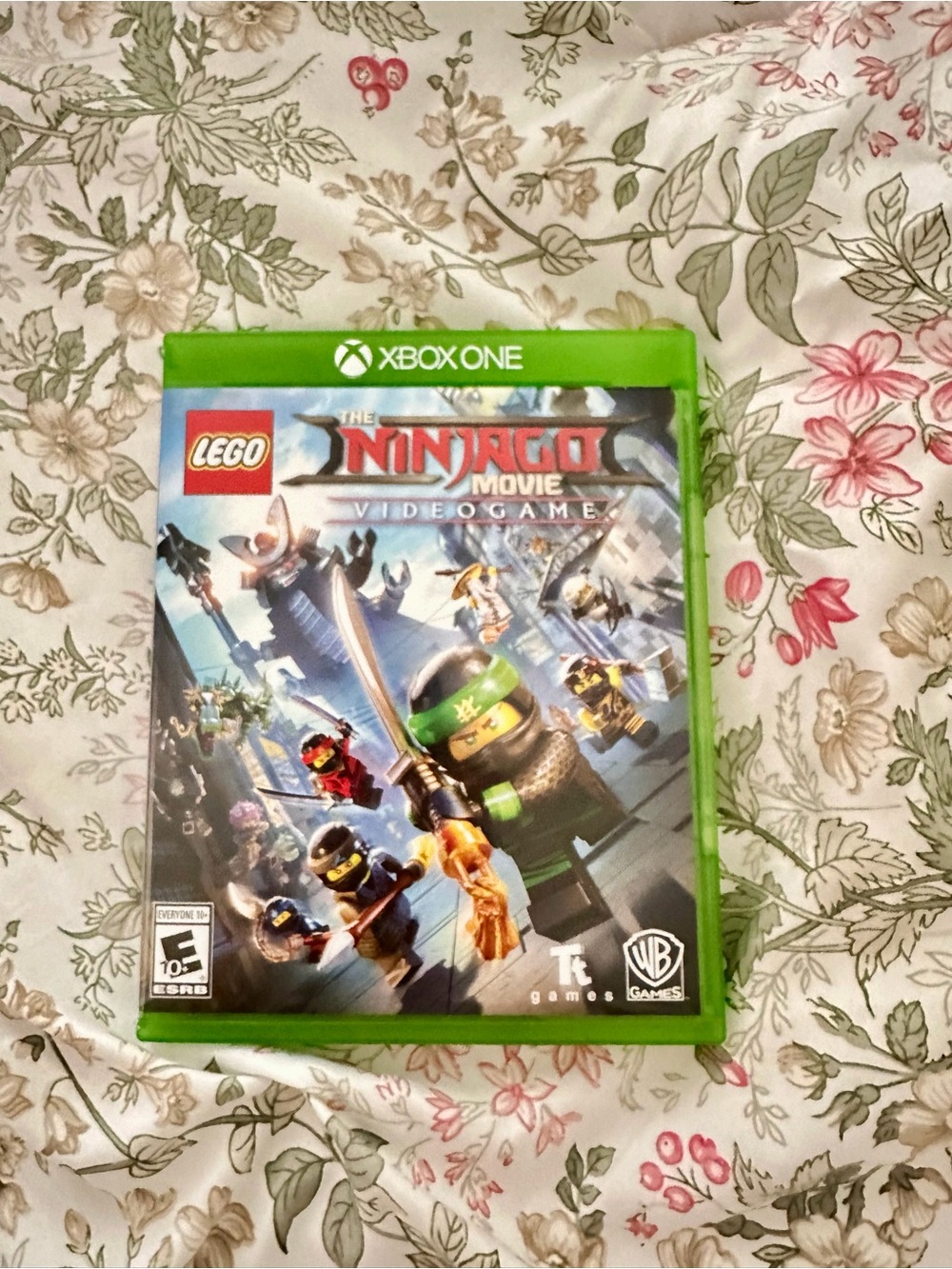 Lego Ninjago Movie Videogame Xbox One - Green Case with Multicolor Art